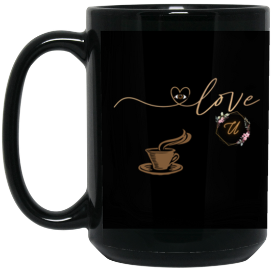 BM15OZ 15 oz. Black Mug