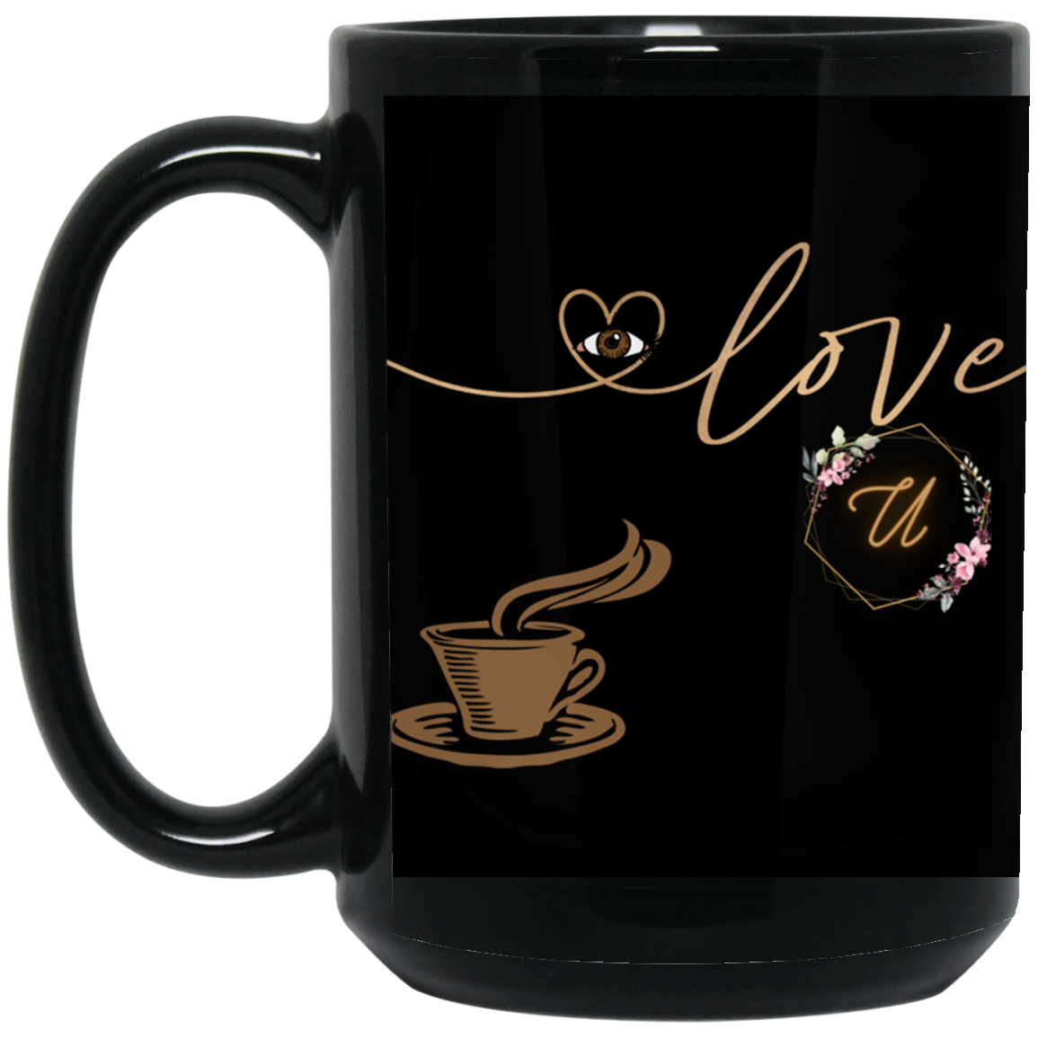 BM15OZ 15 oz. Black Mug