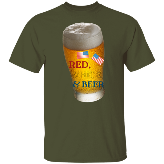 RED, WHITE, & BEER T-SHIRT