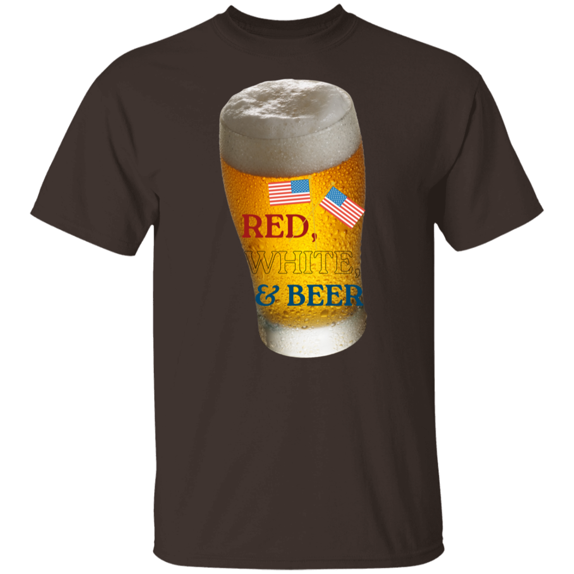 RED, WHITE, & BEER T-SHIRT