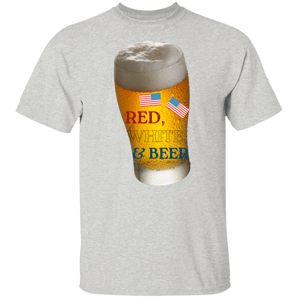 RED, WHITE, & BEER T-SHIRT