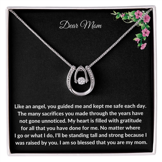 Dear Mom. You Are an Angel. - Pendant Necklace