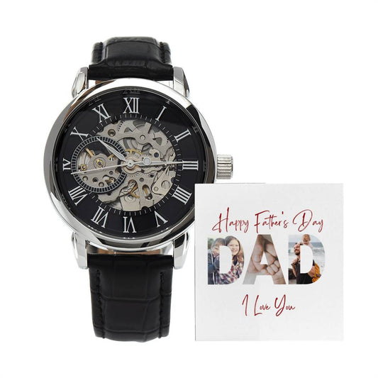 Happy Father's Day - Men's Openwork Watch